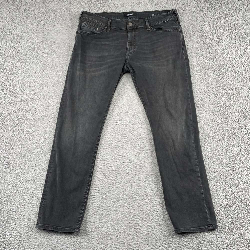 Mavi Jeans Mens 36x30 Gray Jake Slim Leg Stretch Denim Casual Five-Pocket Pants